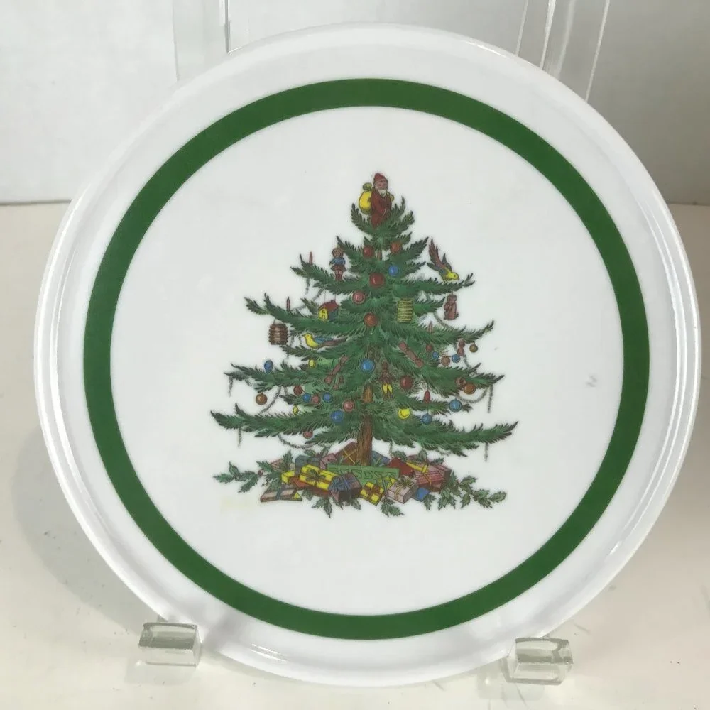 Spode Christmas Tree trivet, 6.5